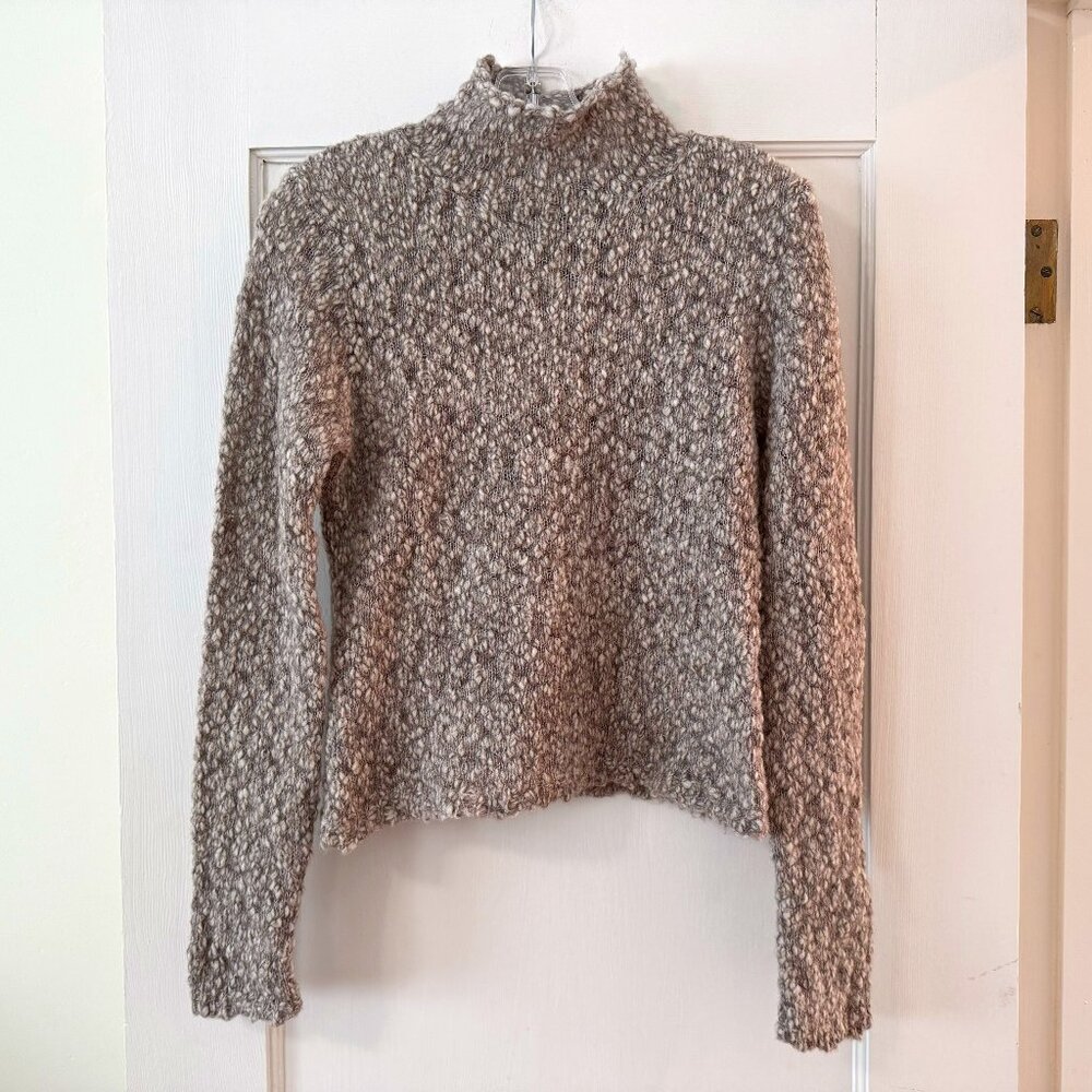 Halogen | Gray Mock Neck Sweater - Sz S